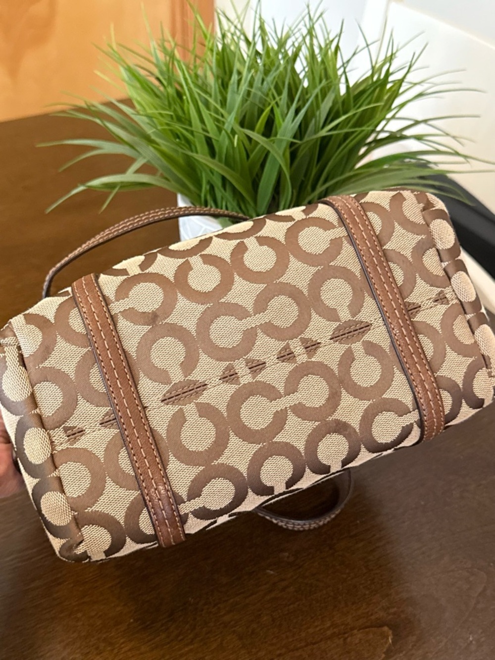 Coach Julia Op Art Small Satchel - Picture 3 of 7
